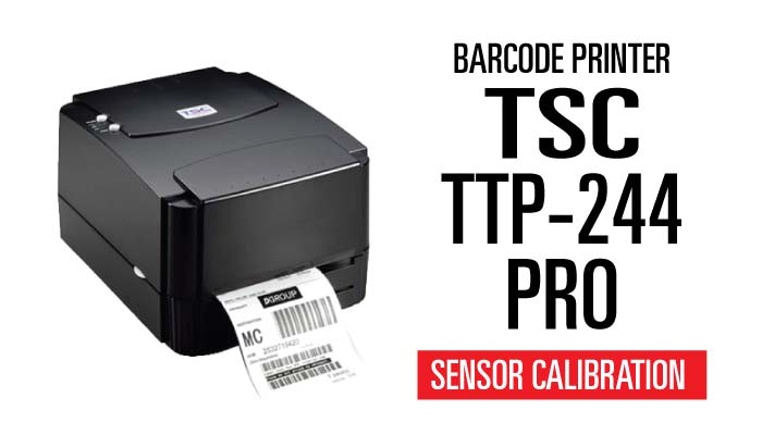 Sensor calibration TSC TPP 244 PRO
