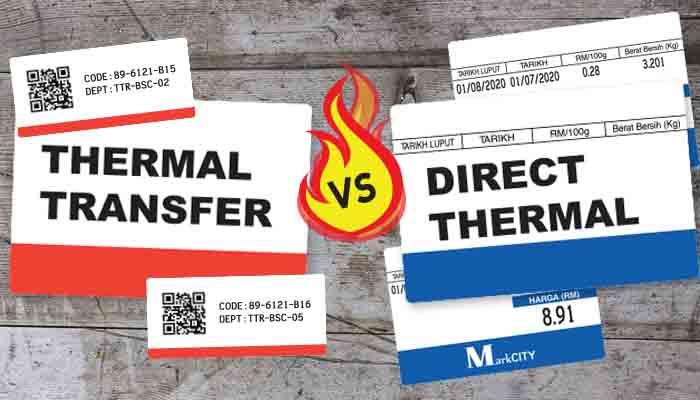 Thermal Transfer vs Direct Thermal