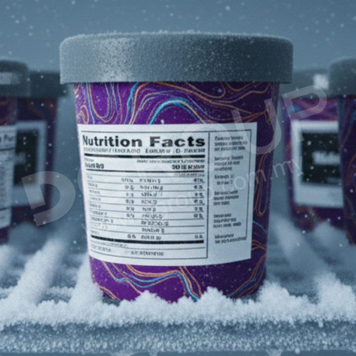 Coldroom, Plain Barcode Label