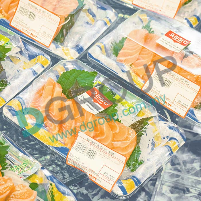 Sushi label, food label, Weighing Scale Label